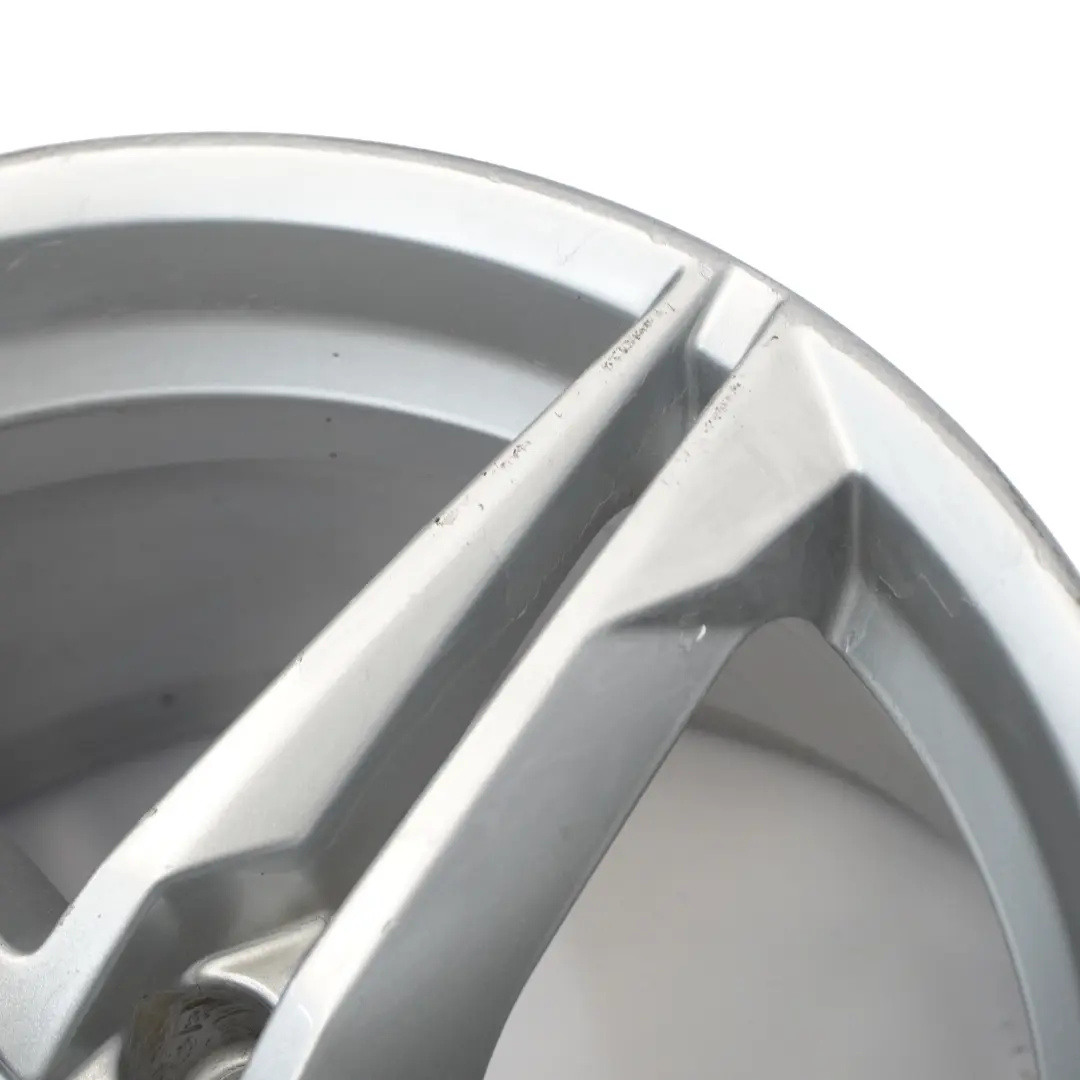 Alloy Rim 18" 8J ET:40 Star Double Spoke to Audi A4 B9 Silver Wheel with Part number 8W0601025R Audi A4 B9 Silver Wheel Alloy Rim 18" 8J ET:40 Star Double Spoke - SKU 8W0601025R-3 - Part number 8W0601025R