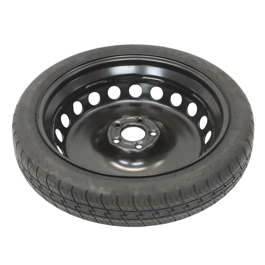 Rueda de repuesto R19 4J Hankook 125/70 ET22 para Audi A4 B9 con número de pieza 8W0601027 Audi A4 B9 Rueda de repuesto R19 4J Hankook 125/70 ET22 - SKU 8W0601027 - Número de pieza 8W0601027