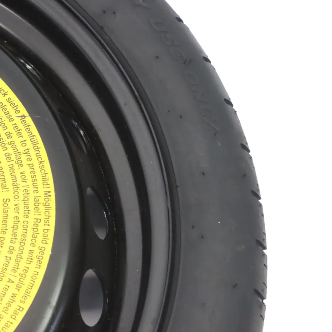 Saver Ersatzrad R19 4J Hankook 125/70 ET22 für Audi A4 B9 Space mit Teilenummer 8W0601027 Audi A4 B9 Space Saver Ersatzrad R19 4J Hankook 125/70 ET22 - SKU 8W0601027 - Teilenummer 8W0601027