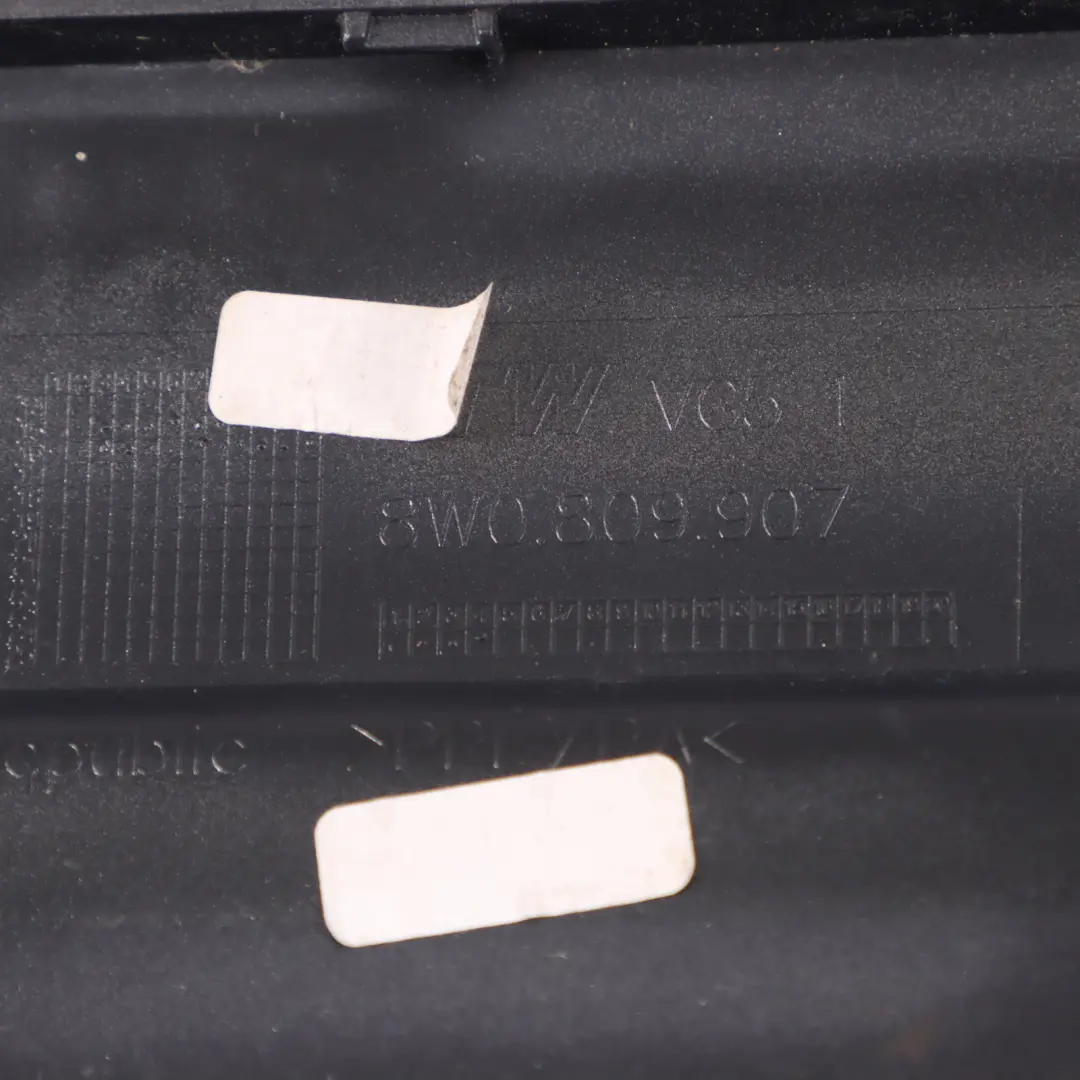 Audi A4 B9 Kraftstoffeinfüllstutzen Klappen Abdeckung Deckel Daytona Grau Z7S - SKU 8W0809907-DGR - Teilenummer 8W0809907