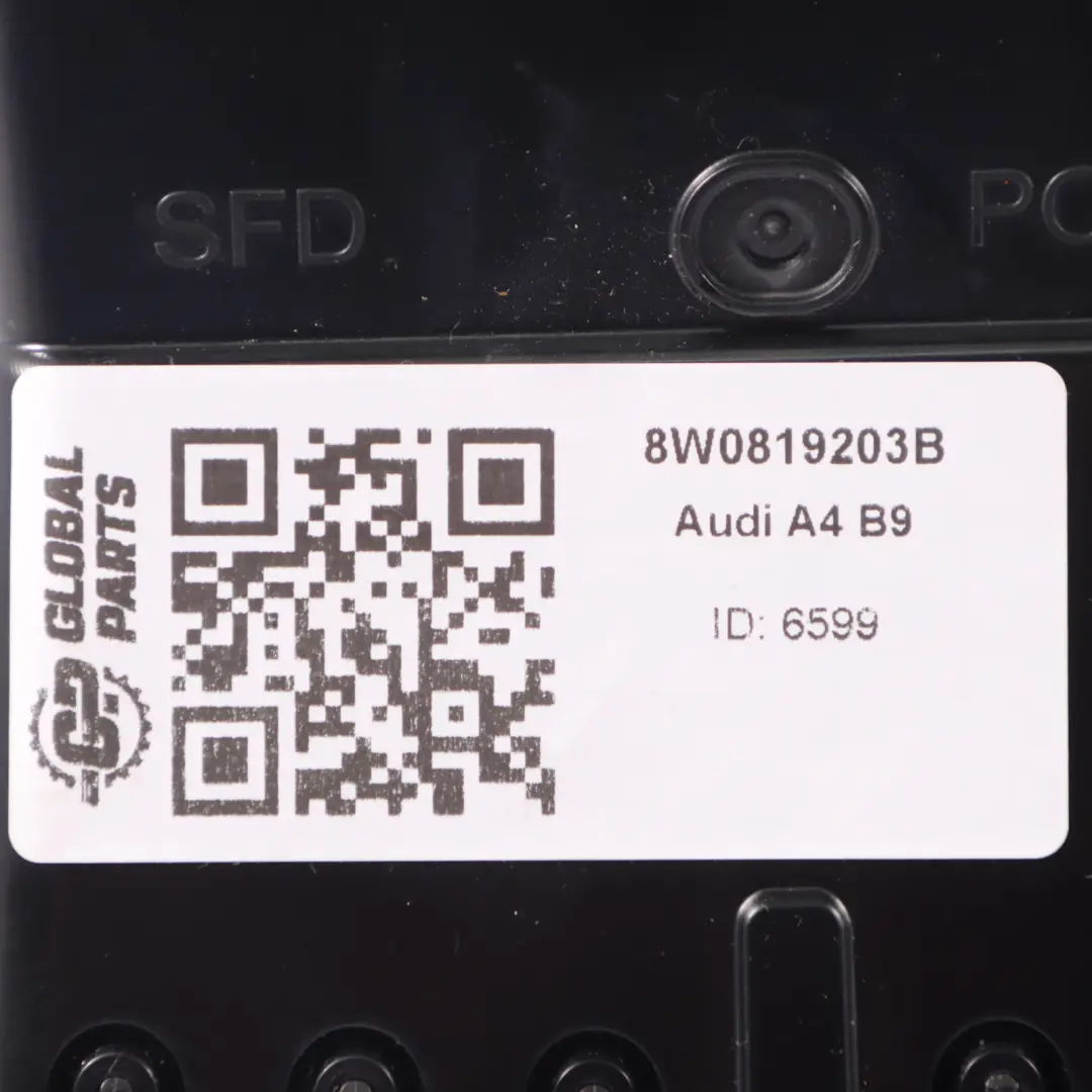 Audi A4 B9 Console centrale posteriore Griglia ventilazione ugello - SKU 8W0819203B - Numero di parte 8W0819203B