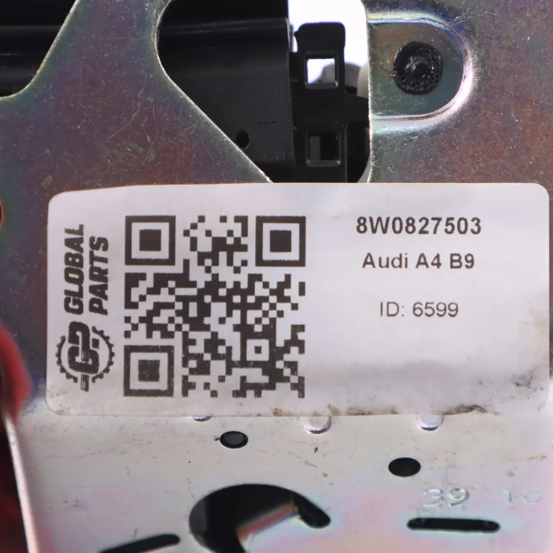 Portellone posteriore Blocco Tronco Meccanismo chiusura Audi A4 B9 - SKU 8W0827503 - Numero di parte 8W0827503