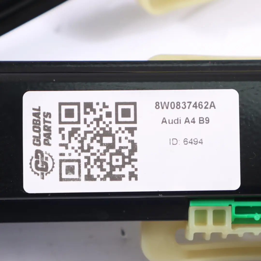 Audi A4 B9 Door Window Lifter Mechanism Regulator Front Right O/S - SKU 8W0837462A - Part number 8W0837462A