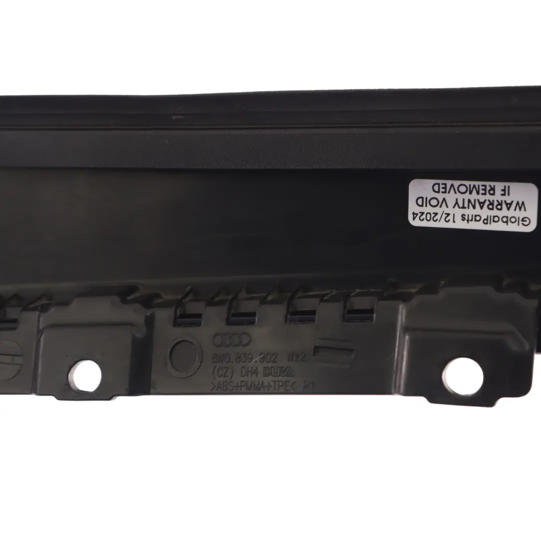 Audi A4 B9 Rear Door B Pillar Column Trim Cover Panel Right O/S - SKU 8W0839902A - Part number 8W0839902A