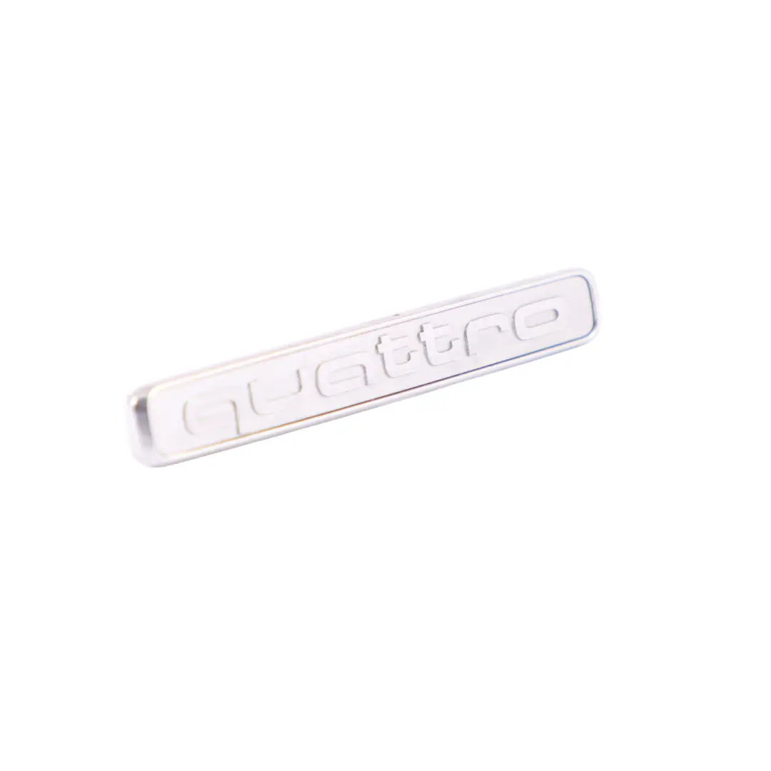 Audi A4 B9 Dashboard Trim Emblem Lettering Quattro Aluminium - SKU 8W0853191 - Part number 8W0853191