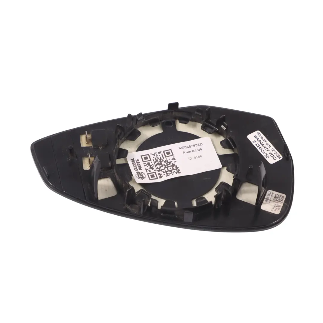 Miroir Verre AUDI A4 B9 A5 F5 Insert rétroviseur gauche chauffant pour à propos du numéro de pièce 8W0857535D Miroir Verre AUDI A4 B9 A5 F5 Insert rétroviseur gauche chauffant - SKU 8W0857535D - Numéro de pièce 8W0857535D