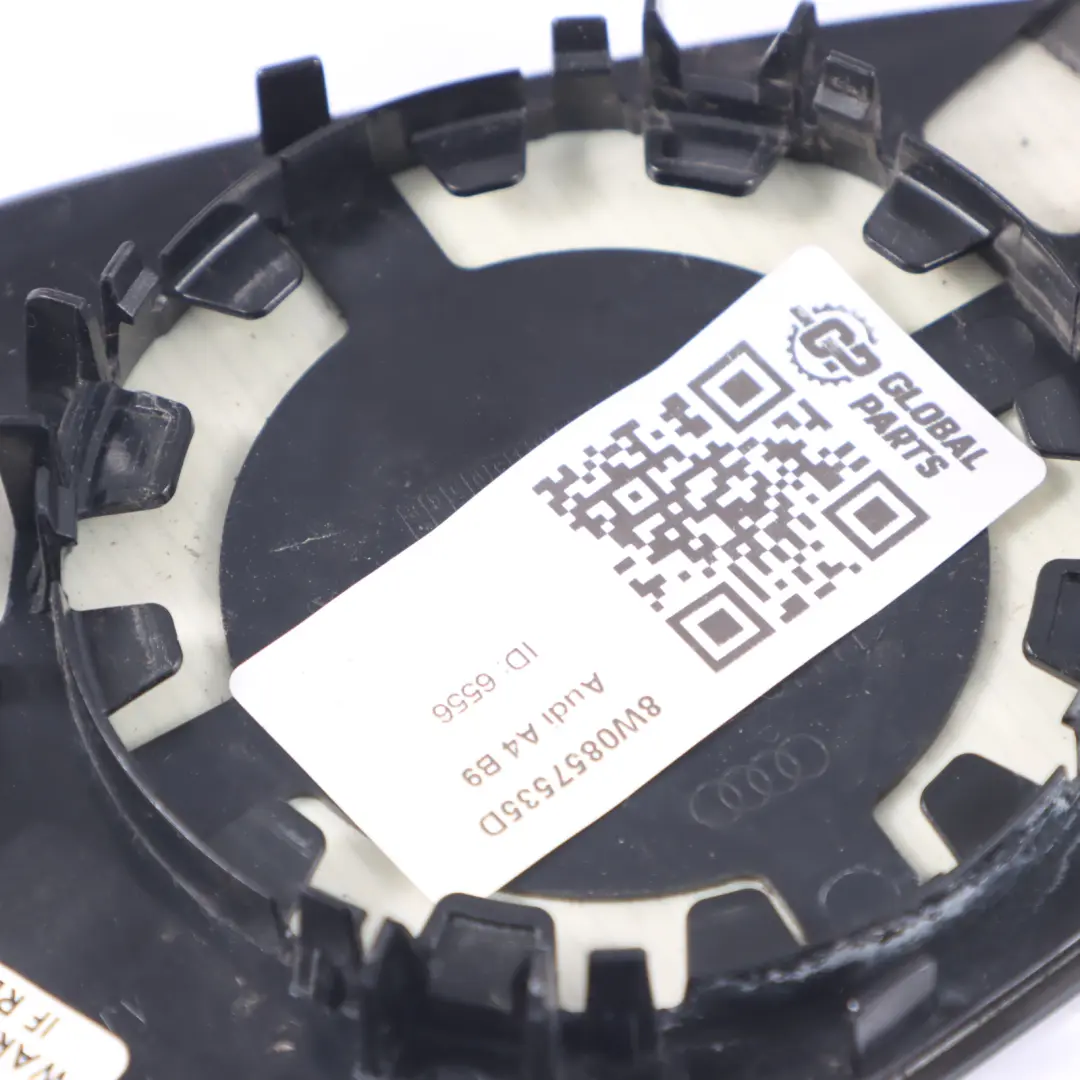 Vetro Specchio AUDI A4 B9 A5 F5 Inserto Specchio Laterale Sinistro per con numero di parte 8W0857535D Vetro Specchio AUDI A4 B9 A5 F5 Inserto Specchio Laterale Sinistro - SKU 8W0857535D - Numero di parte 8W0857535D