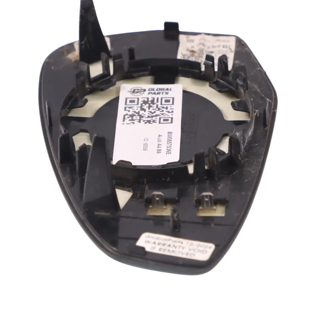 Wing Mirror Glass Door Right O/S to Audi A4 B9 with Part number 8W0857536E Audi A4 B9 Wing Mirror Glass Door Right O/S - SKU 8W0857536E - Part number 8W0857536E