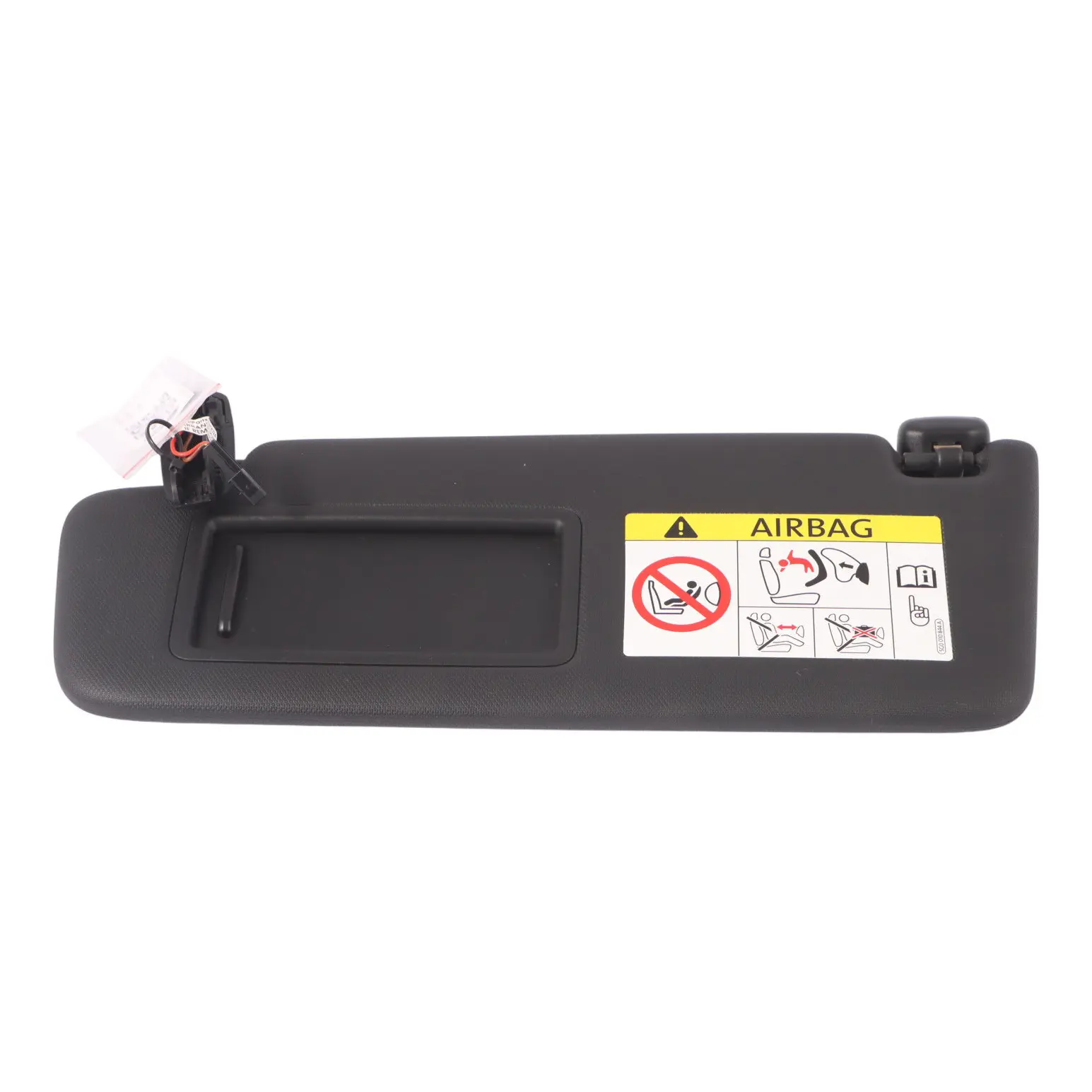 Audi A4 B9 Visera parasol Espejo Embellecedor Panel Izquierdo Negro 8W0857552