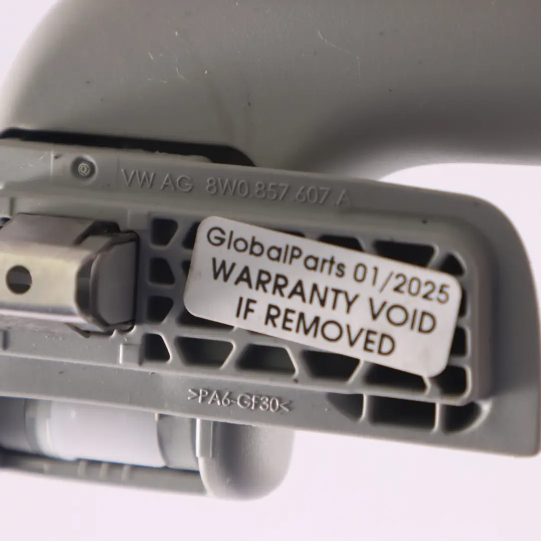 Interior Roof Grab Handle 4x Set to Audi A4 B9 with Part number 8W0857607 Audi A4 B9 Interior Roof Grab Handle 4x Set - SKU 8W0857607 - Part number 8W0857607