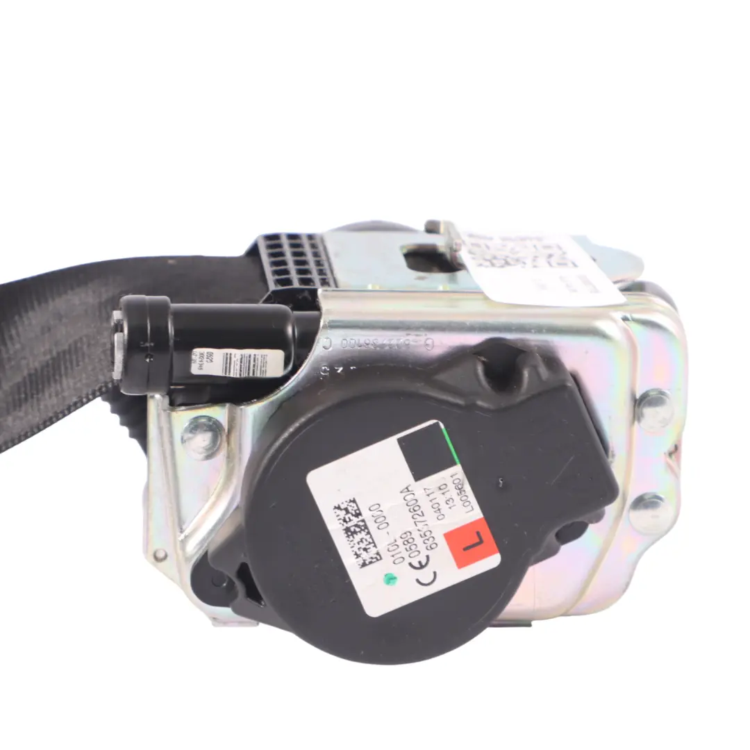 Audi A4 B9 Cintura di sicurezza anteriore sinistra superiore Nero - SKU 8W0857705 - Numero di parte 8W0857705