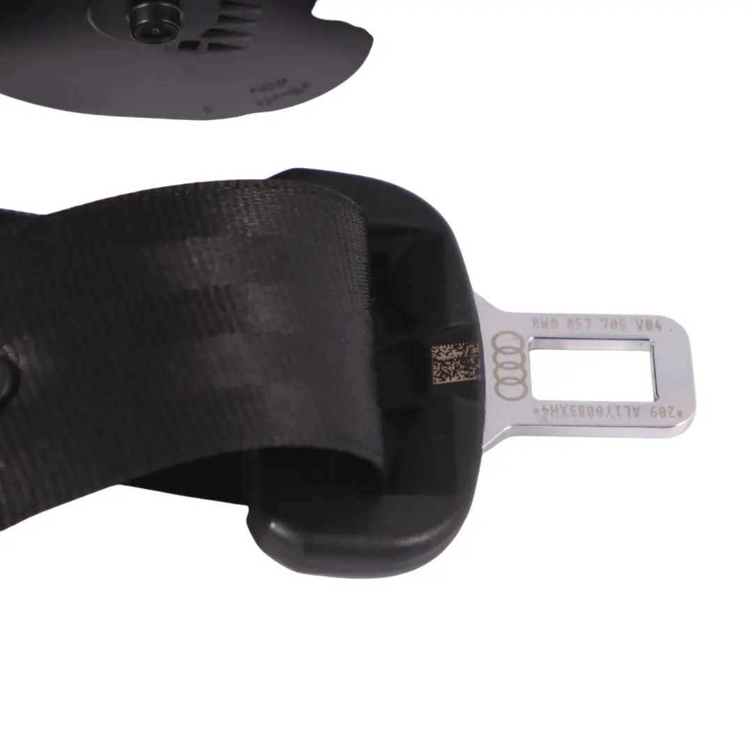 Audi A4 B9 Seat Belt Front Left N/S Upper Safety Belt Black - SKU 8W0857705 - Part number 8W0857705