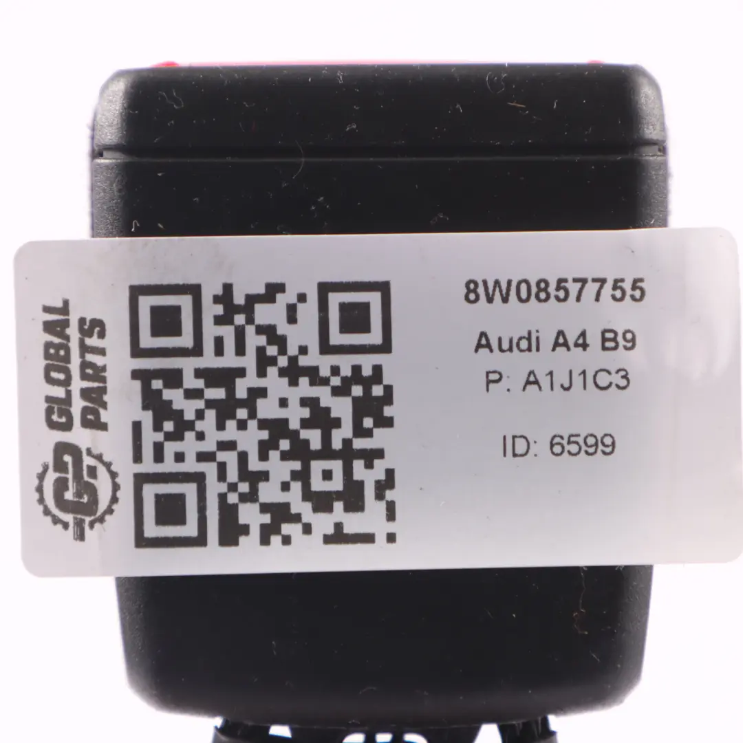 Audi A4 B9 Hebilla cinturón seguridad izquierdo derecho cinturón - SKU 8W0857755 - Número de pieza 8W0857755