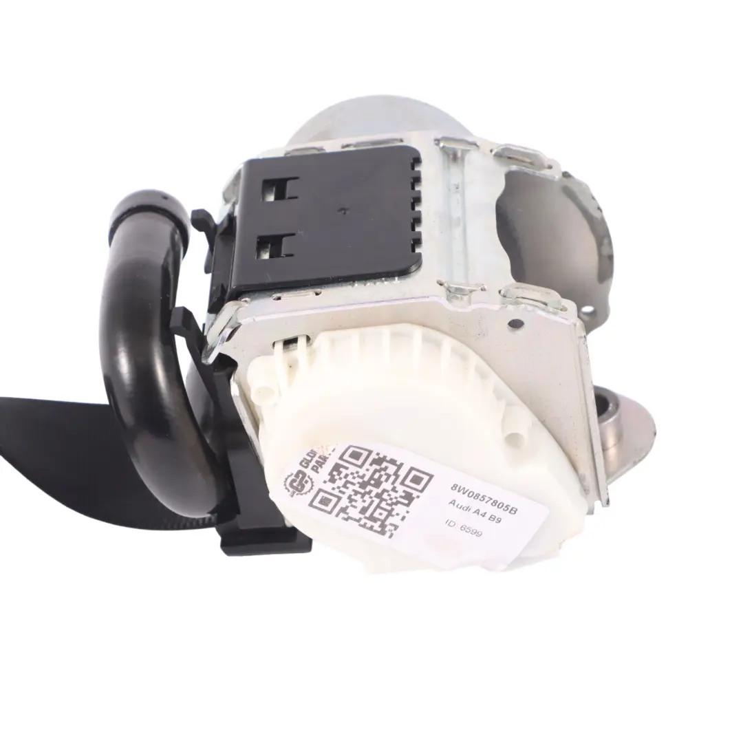 Pas Bezpieczeństwa Czarny Lewy Tył do Audi A4 B9 o numerze 8W0857805B Audi A4 B9 Pas Bezpieczeństwa Czarny Lewy Tył - SKU 8W0857805B - Numer Części 8W0857805B