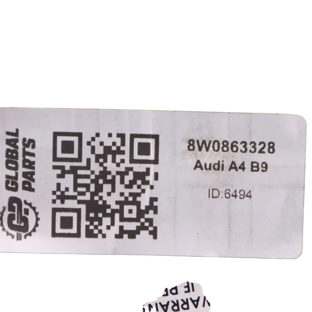 Audi A4 B9 Wkład Wnęki Schowka Guma - SKU 8W0863328 - Numer Części 8W0863328