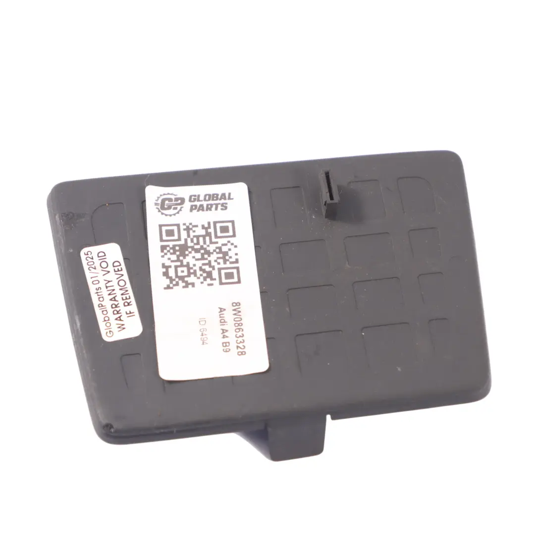 Audi A4 B9 Console inserto gomma interni portabicchieri tappetino - SKU 8W0863328 - Numero di parte 8W0863328