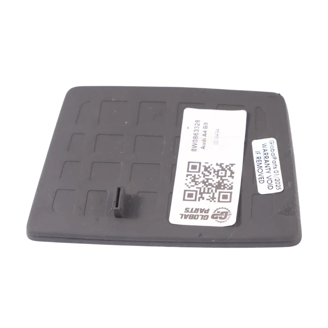 Audi A4 B9 Console inserto gomma interni portabicchieri tappetino - SKU 8W0863328 - Numero di parte 8W0863328