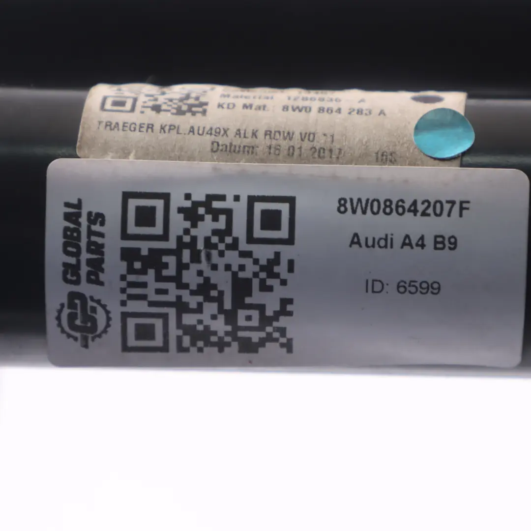 Audi A4 B9 Apoyabrazos Cubierta Delantera Apoyabrazos Bandeja Cuero - SKU 8W0864207F - Número de pieza 8W0864207F