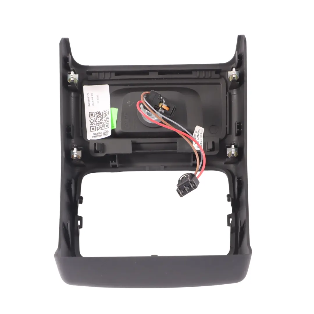 Audi A4 B9 Centre Console Rear Air Vent Storage Tray Trim Black - SKU 8W0864376 - Part number 8W0864376