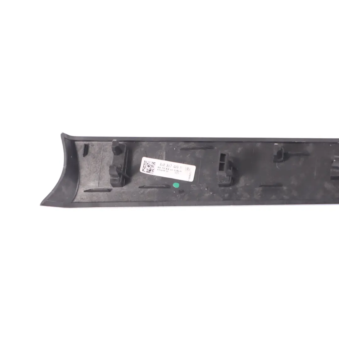 Door Card Moulding Trim Decor Strip Front Left N/S to Audi A4 B9 with Part number 8W0867409N Audi A4 B9 Door Card Moulding Trim Decor Strip Front Left N/S - SKU 8W0867409N - Part number 8W0867409N