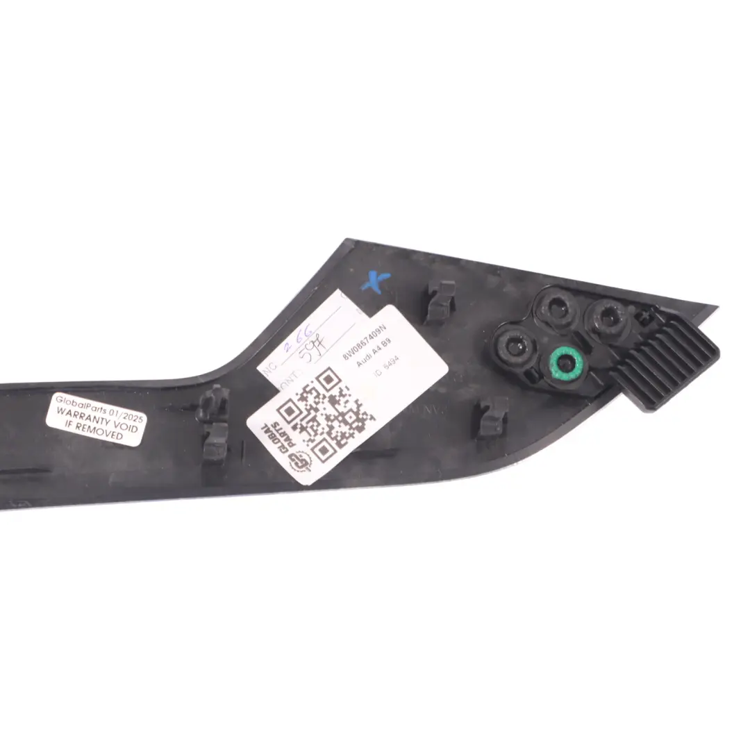 Audi A4 B9 Door Card Moulding Trim Decor Strip Front Left N/S - SKU 8W0867409N - Part number 8W0867409N