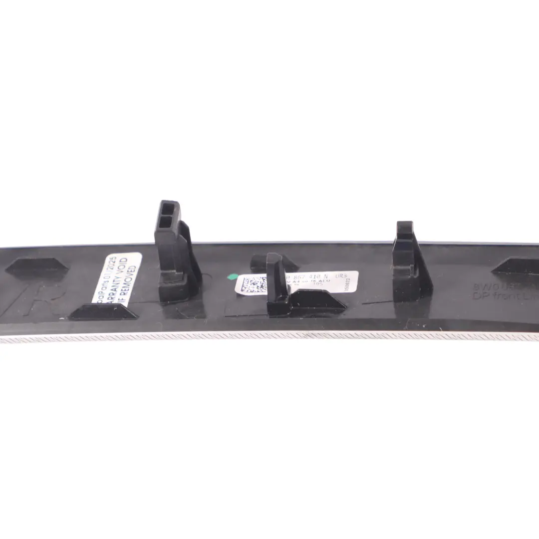 Carte de Porte Moulure Décor Bande Avant Droite pour Audi A4 B9 à propos du numéro de pièce 8W0867410N Audi A4 B9 Carte de Porte Moulure Décor Bande Avant Droite - SKU 8W0867410N - Numéro de pièce 8W0867410N