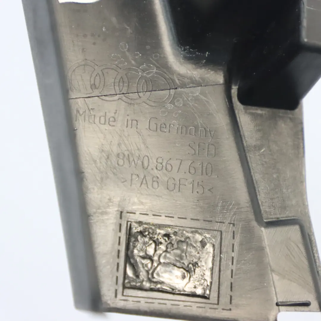 Audi A4 B9 Cadre de Fenêtre Intérieur de Porte Avant Droit - SKU 8W0867610 - Numéro de pièce 8W0867610