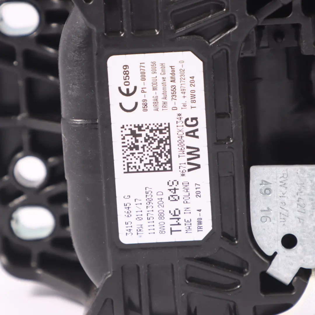 Audi A4 B9 Module d'air du tableau de bord côté passager - SKU 8W0880204D - Numéro de pièce 8W0880204D