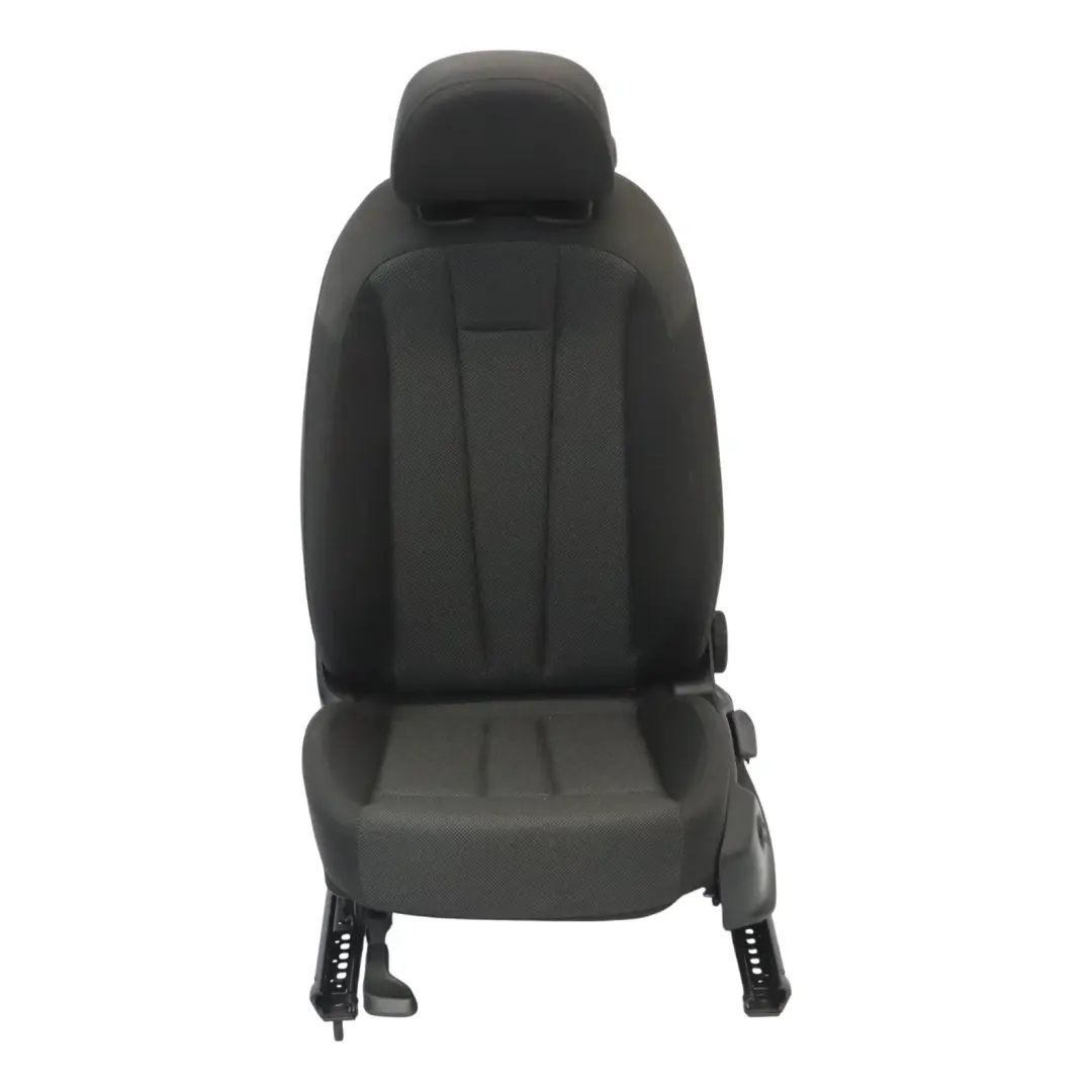 Audi A4 B9 8W Siège avant gauche intérieur chauffant Tissu Soul Noir - SKU 8W0881805A-1 - Numéro de pièce 8W0881805A