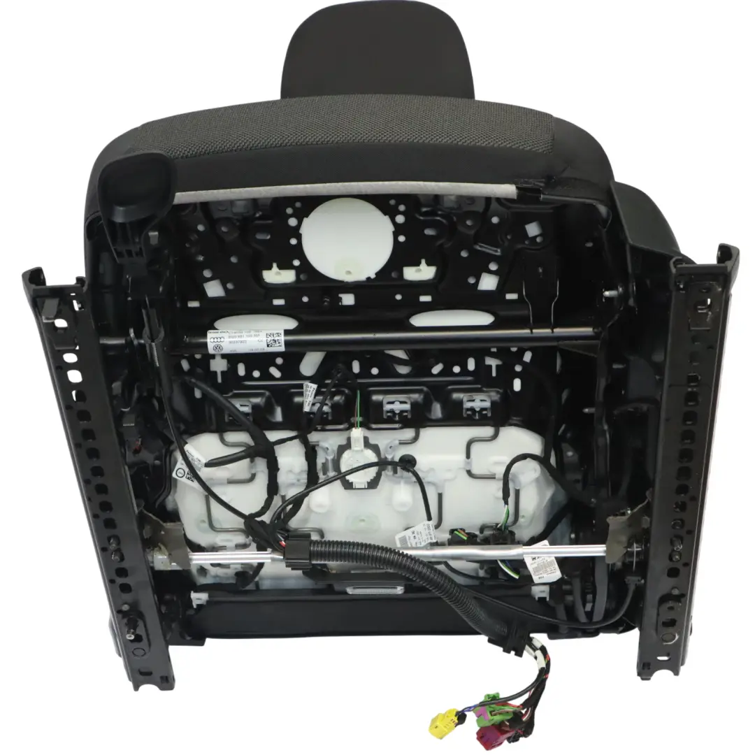 Audi A4 B9 8W Fotel Przedni Lewy Przód Grzany Materiałowy Soul Czarny - SKU 8W0881805A-1 - Numer Części 8W0881805A
