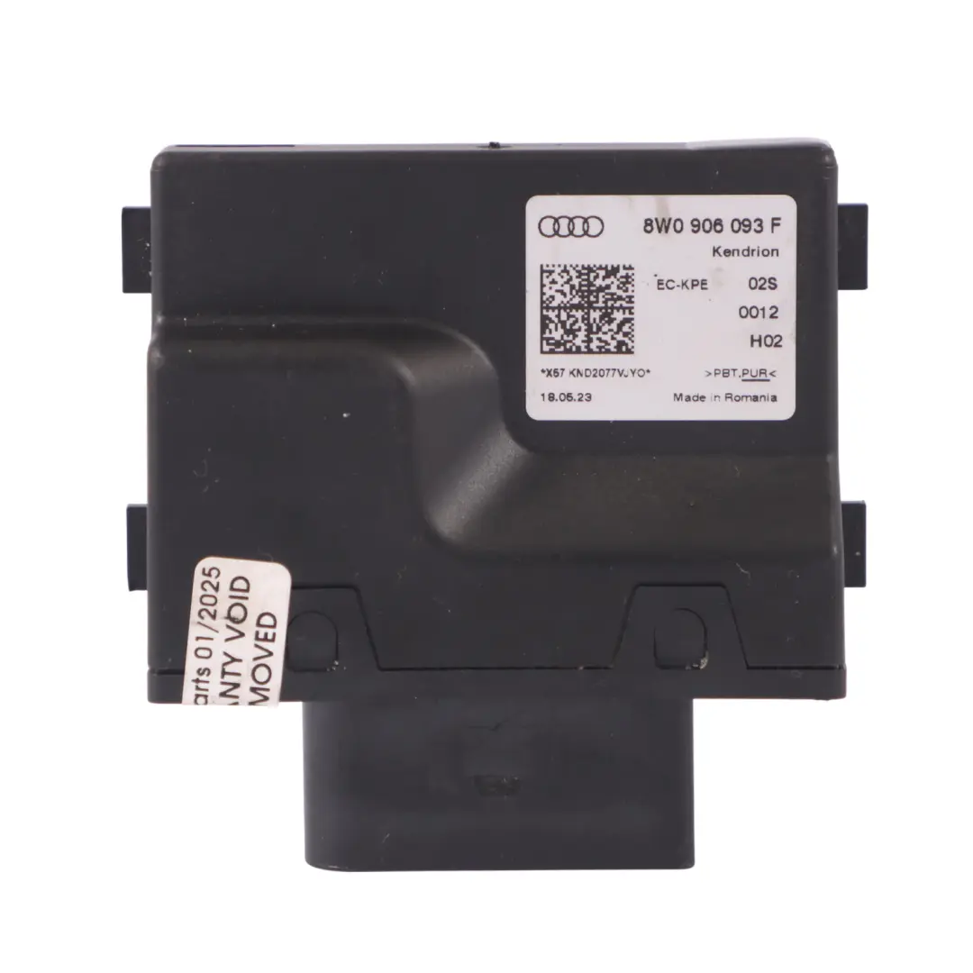 A4 B9 35 TFSI Pompe à carburant Sender Control Relay Module Unit ECU - SKU 8W0906093F - Numéro de pièce 8W0906093F