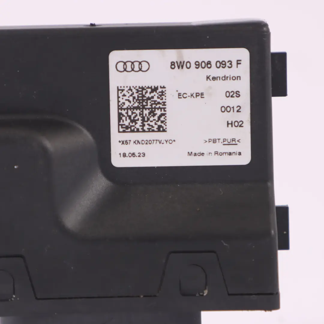 A4 B9 35 TFSI Bomba Combustible Sender Control Relé Módulo Unidad ECU - SKU 8W0906093F - Número de pieza 8W0906093F