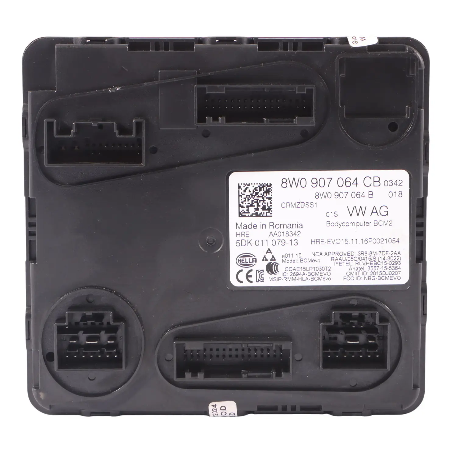 Audi A4 B9 BCM Unidad del módulo de control de la carrocería ECU 8W0907064CB