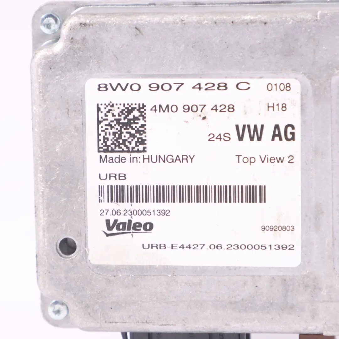 Audi A4 B9 Modulo di controllo della telecamera ECU - SKU 8W0907428C - Numero di parte 8W0907428C