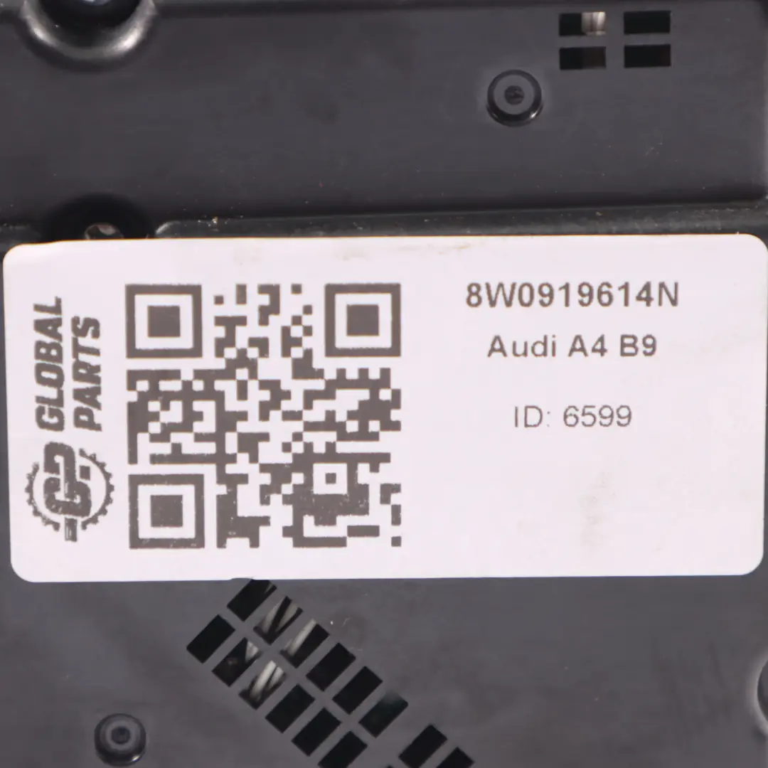Control Panel Multimedia Radio Sat Nav Switch Audi A4 B9 - SKU 8W0919614N - Part number 8W0919614N