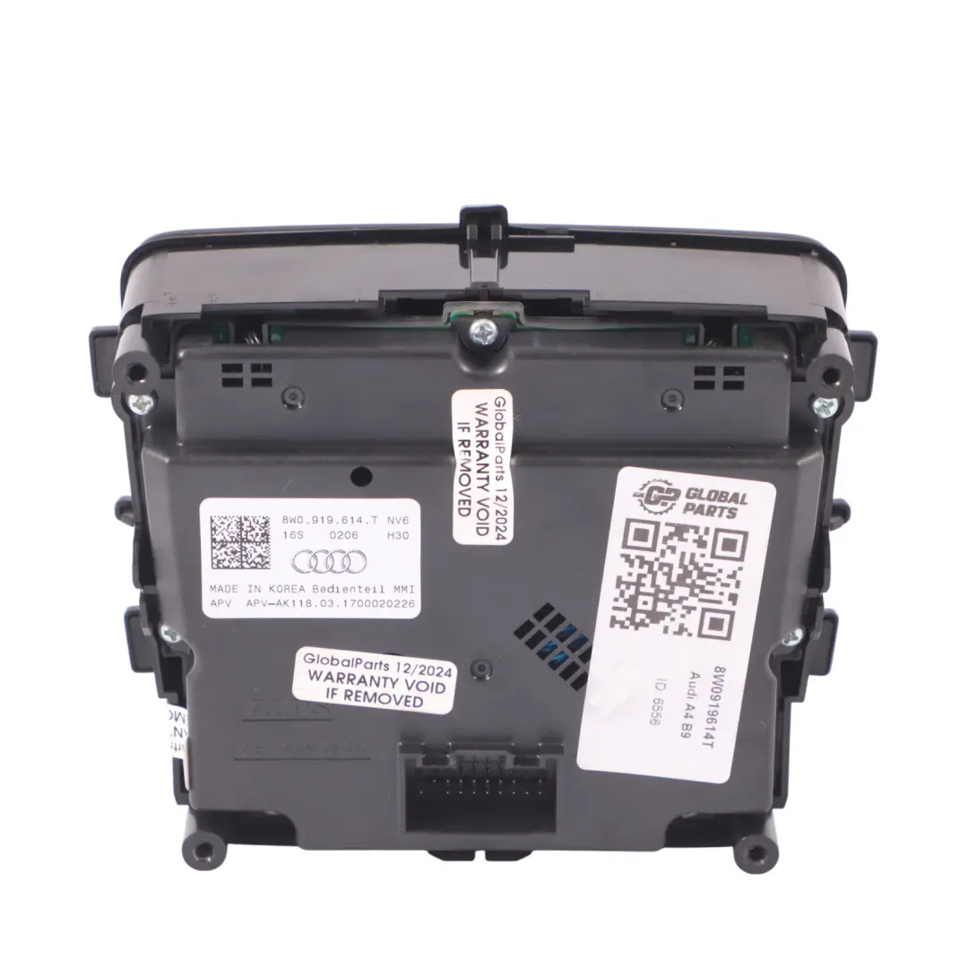Audi A4 B9 Volumen Multimedia Módulo Controlador Panel Interruptor - SKU 8W0919614T - Número de pieza 8W0919614T