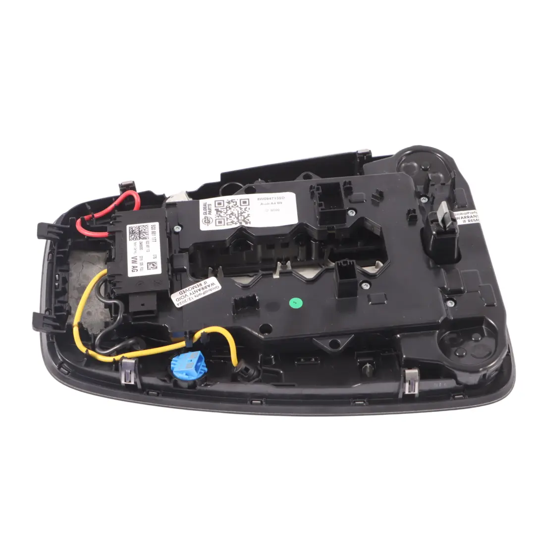 Interior Roof Lighting Switch Unit Lamp Reading Light to Audi A4 B9 with Part number 8W0947135D Audi A4 B9 Interior Roof Lighting Switch Unit Lamp Reading Light - SKU 8W0947135D - Part number 8W0947135D