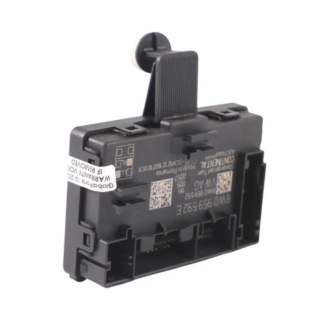 Audi A4 B9 Front Door Control Module Unit Passenger Side ECU - SKU 8W0959592E - Part number 8W0959592E