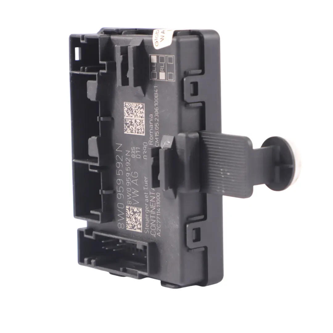 Módulo de Puerta Delantera Unidad de Control Lado Pasajero para Audi A4 B9 con número de pieza 8W0959592N Audi A4 B9 Módulo de Puerta Delantera Unidad de Control Lado Pasajero - SKU 8W0959592N - Número de pieza 8W0959592N