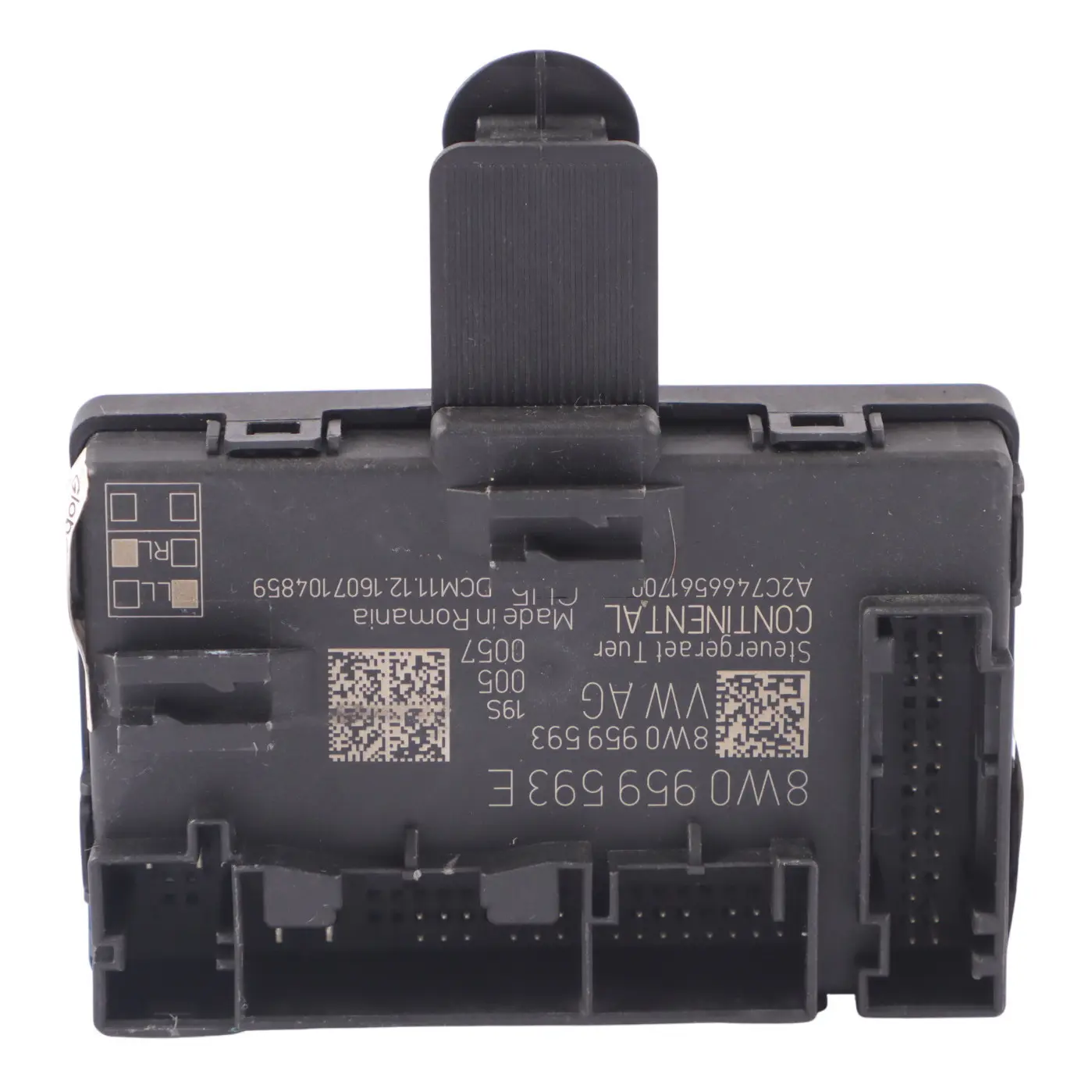 Audi A4 B9 Front Door Control Module Unit Driver's Side 8W0959593E