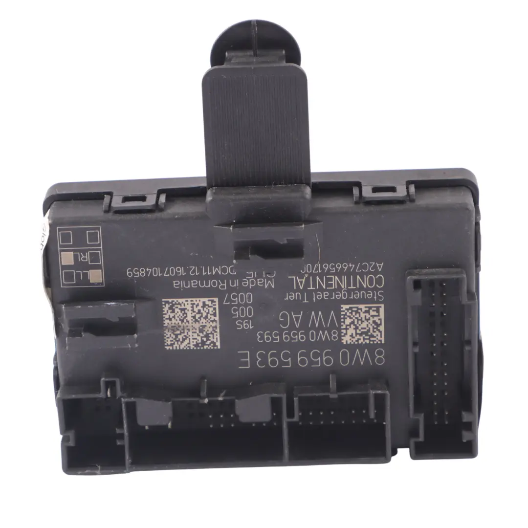 Front Door Control Module Unit Driver's Side Audi A4 B9 - SKU 8W0959593E - Part number 8W0959593E