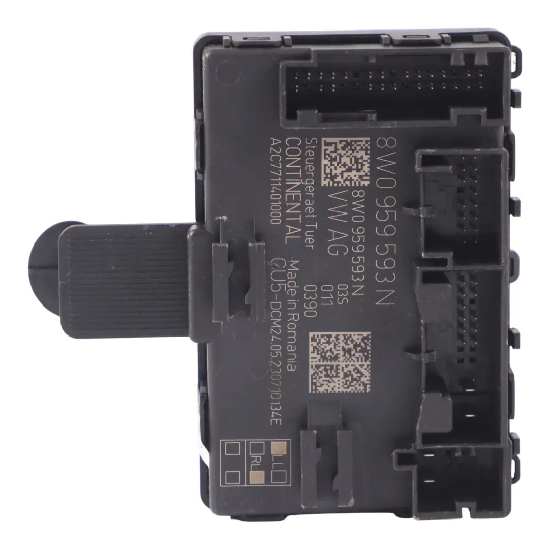 Front Door Module Control Unit ECU Driver's Side to Audi A4 B9 with Part number 8W0959593N Audi A4 B9 Front Door Module Control Unit ECU Driver's Side - SKU 8W0959593N - Part number 8W0959593N