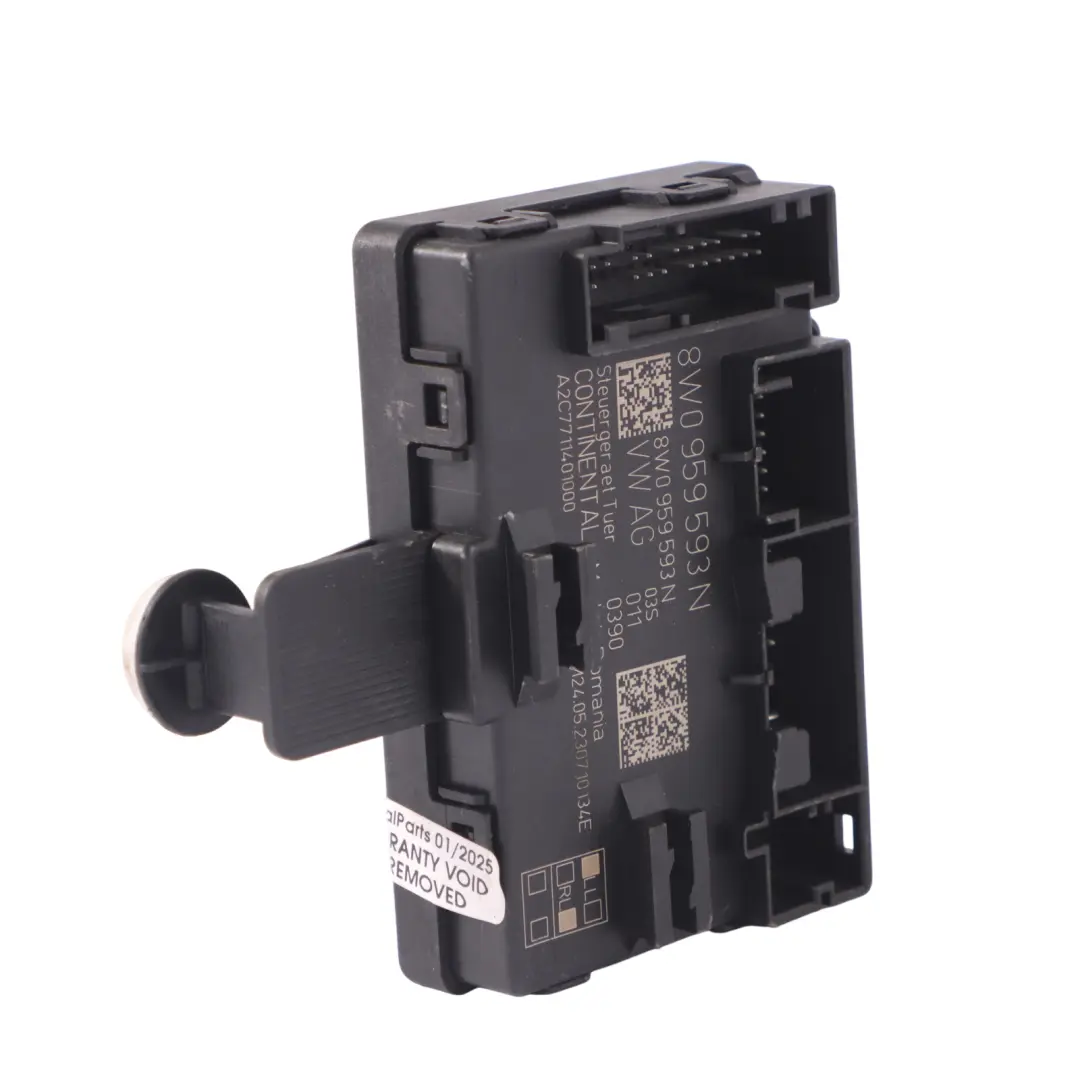 Audi A4 B9 Front Door Module Control Unit ECU Driver's Side - SKU 8W0959593N - Part number 8W0959593N