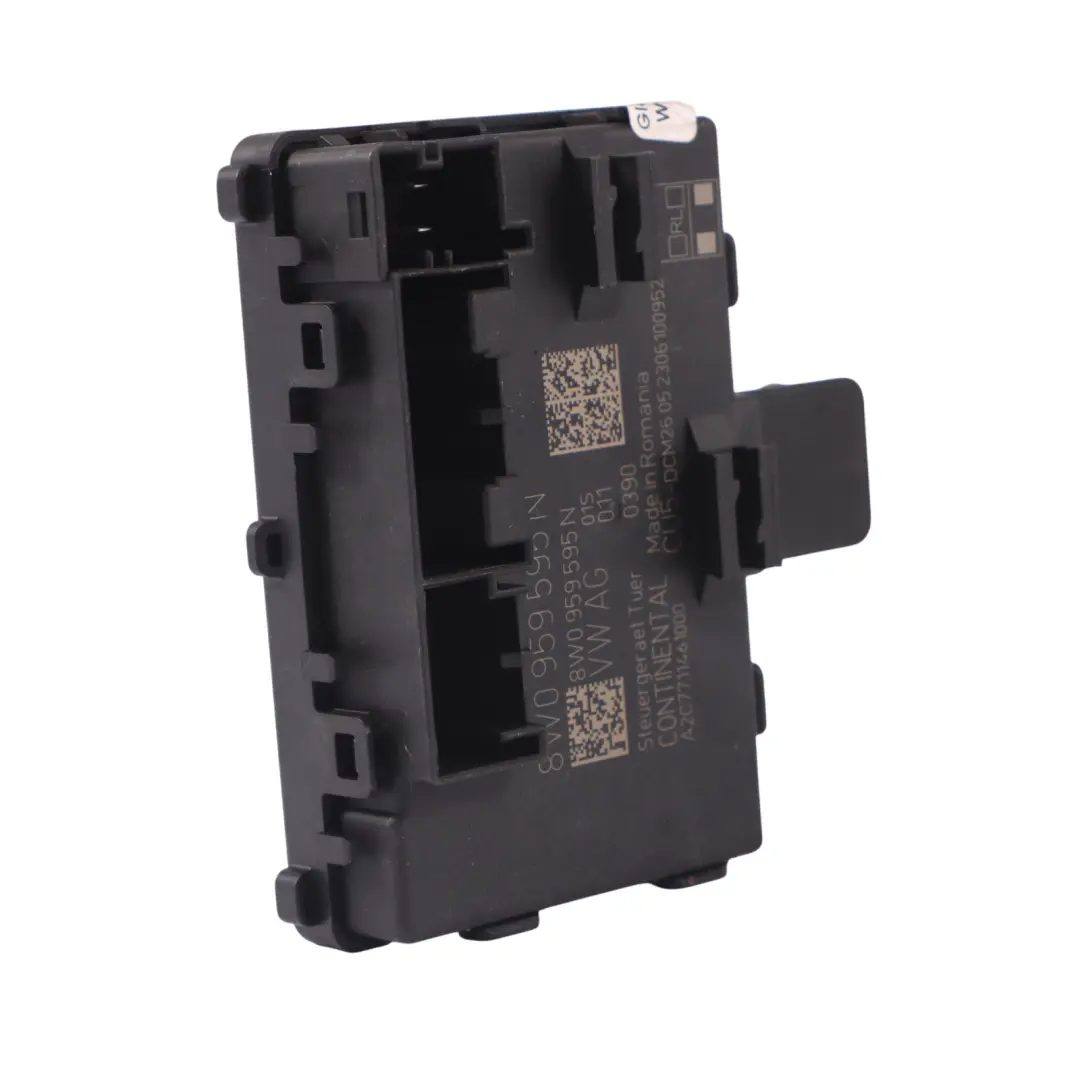 Audi A4 B9 Module Porte Arrière Droite Gauche Unité de Contrôle - SKU 8W0959595N - Numéro de pièce 8W0959595N