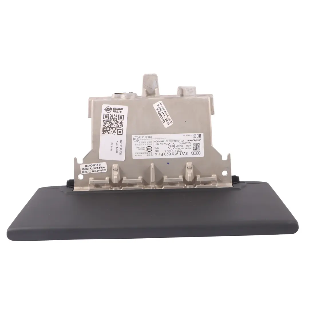 Navigation Multimedia Screen Display to Audi A4 B9 with Part number 8W1919620E Audi A4 B9 Navigation Multimedia Screen Display - SKU 8W1919620E - Part number 8W1919620E