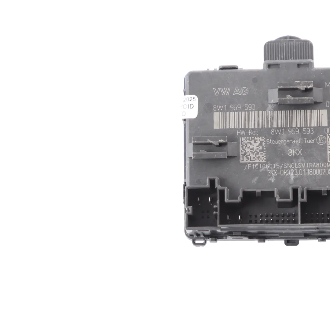 Moduł Sterownik Drzwiami Prawy Przód do Audi Q5 FY o numerze 8W1959593 Audi Q5 FY Moduł Sterownik Drzwiami Prawy Przód - SKU 8W1959593 - Numer Części 8W1959593