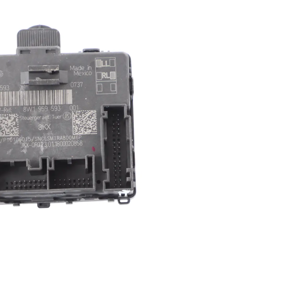 Module De Commande De Porte Avant Droite pour Audi Q5 FY à propos du numéro de pièce 8W1959593 Audi Q5 FY Module De Commande De Porte Avant Droite - SKU 8W1959593 - Numéro de pièce 8W1959593