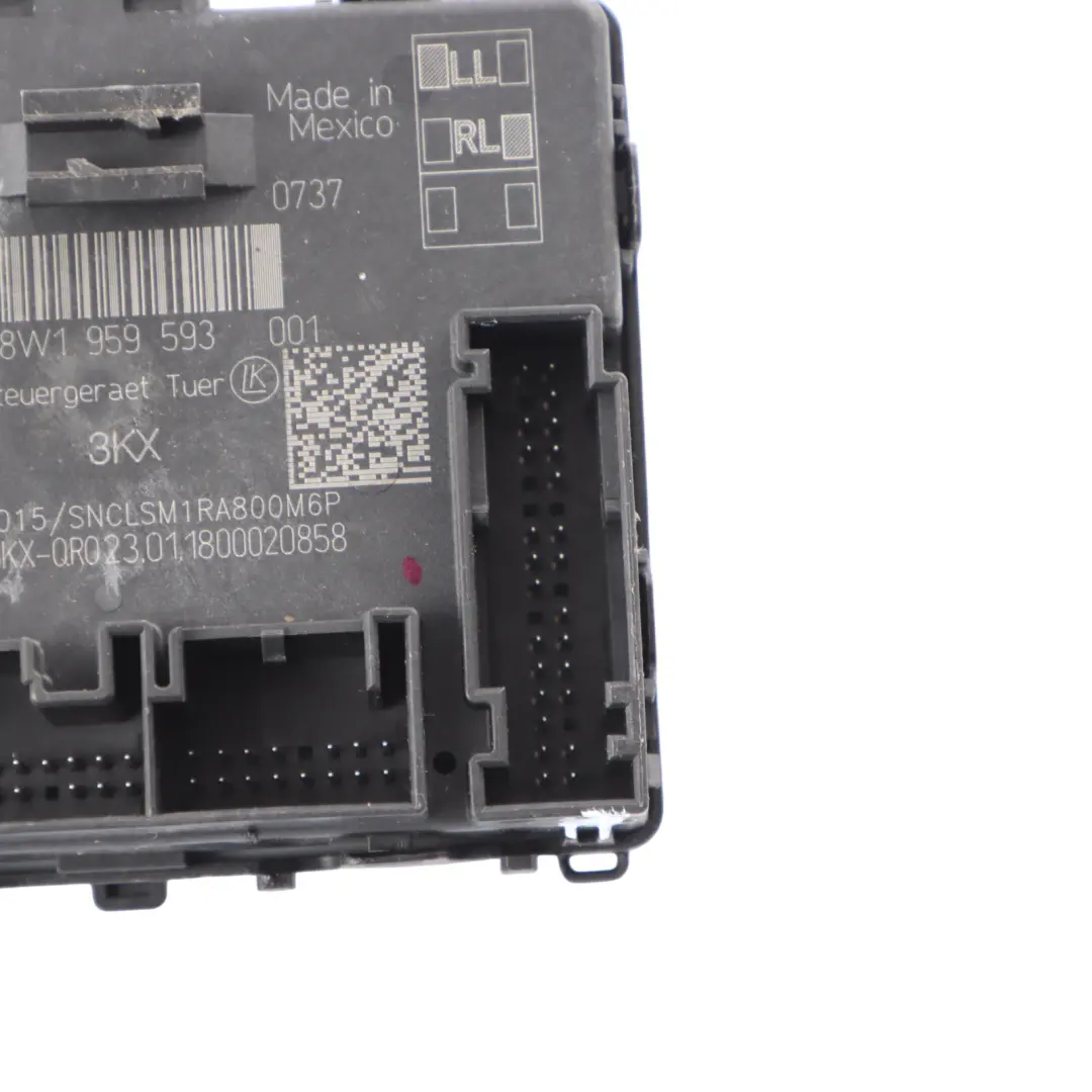 Module De Commande De Porte Avant Droite pour Audi Q5 FY à propos du numéro de pièce 8W1959593 Audi Q5 FY Module De Commande De Porte Avant Droite - SKU 8W1959593 - Numéro de pièce 8W1959593