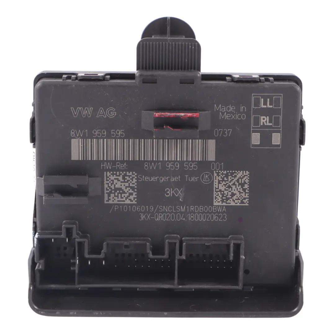 Door Control Module Unit Left Right N/O/S Audi Q5 FY Rear - SKU 8W1959595 - Part number 8W1959595