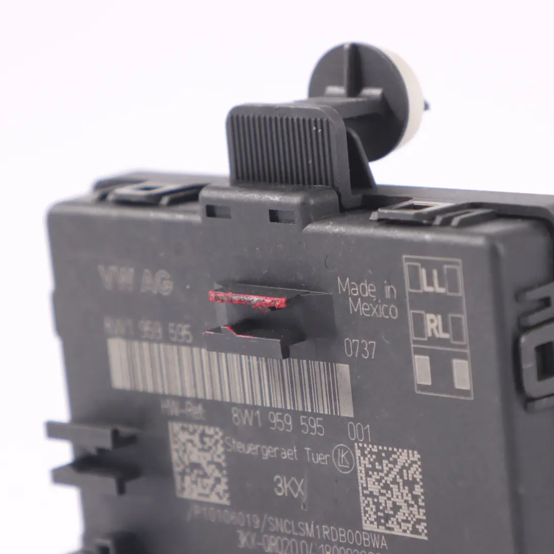 Unidad de Control de la Puerta Trasera Izquierda Derecha para Audi Q5 FY con número de pieza 8W1959595 Audi Q5 FY Unidad de Control de la Puerta Trasera Izquierda Derecha - SKU 8W1959595 - Número de pieza 8W1959595